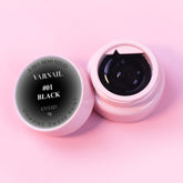 3-in-1 Stamping Ombre Paint Gel - 01 Black